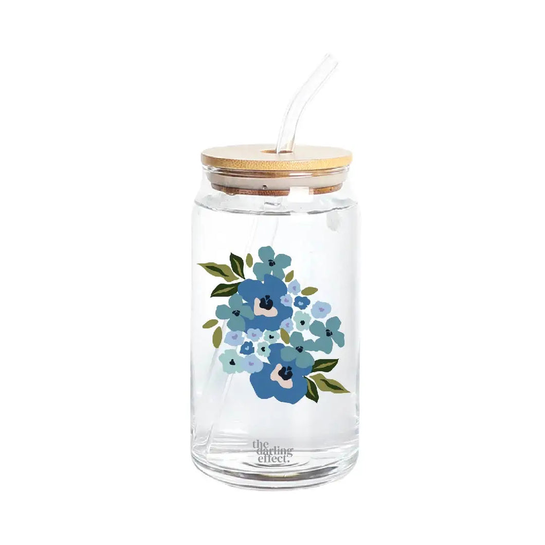 Floral Glass Drinkware