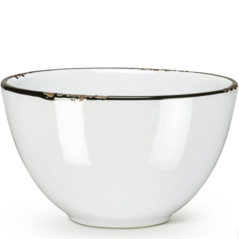 ABB White Enamel Stoneware Bowl