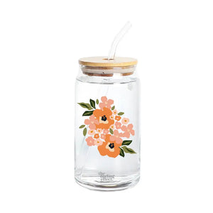 Floral Glass Drinkware