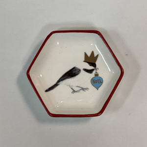 COOP Christmas Hexagon Dish With Holiday Image
