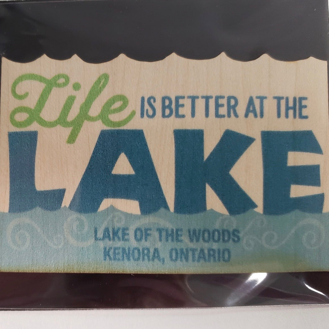 Peak LOTW Life Lake Wood Sticker