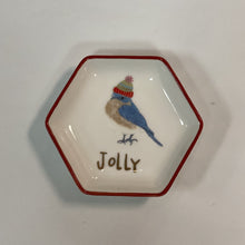 Load image into Gallery viewer, COOP Christmas Hexagon Dish With Holiday Image
