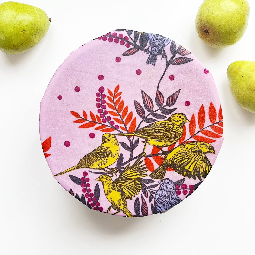 Birds - Beeswax Wrap XL