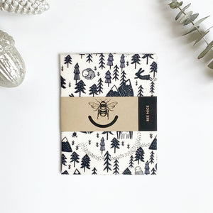 Nordic Holiday - Beeswax Wrap Large