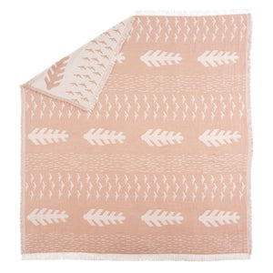 Leaf Folk Art Throw