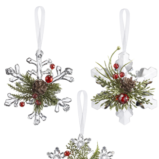 GAN  Snowflake Ornaments