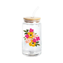 Load image into Gallery viewer, Floral Glass Drinkware

