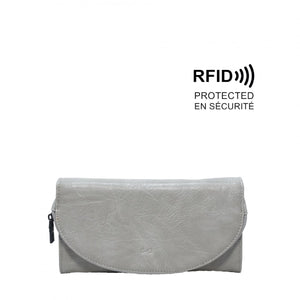 Gem Flap Long Wallet