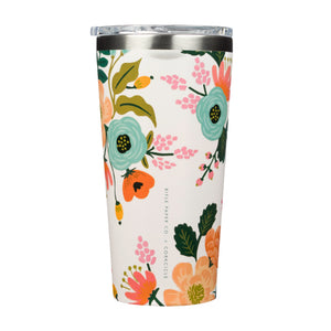 Rifle Paper Tumbler - 16oz Gloss Cream - Lively  Floral