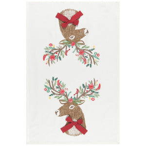 Dasher Deer Dish Towel
