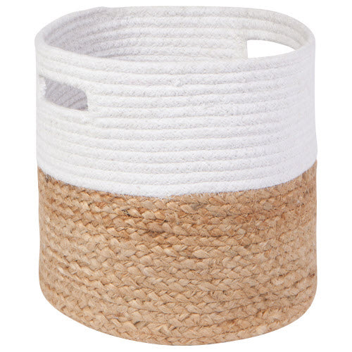 Basket Jute White